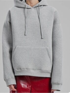 The Frankie shop Easton oversized hoodie light grey